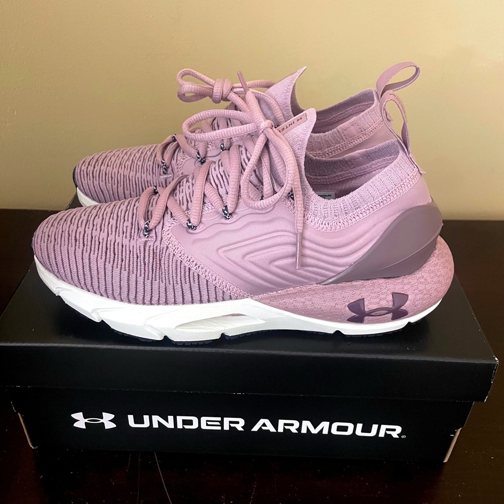 Under Armour HOVR Phantom 2 INKNT Womens Running Shoes Pink 3024155-604 Size 7